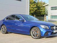 Used Mercedes C300e AMG line 2020 Blue Sedan