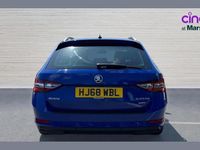 Used Skoda Superb 190 HP (139 kW) 2018 Blue Estate