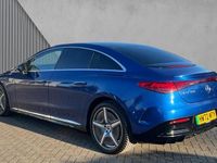 Used Mercedes EQE300 AMG Line Premium 180 kW (245 HP) 2022 Spectral blue metallic Sedan