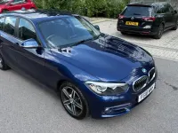 Used BMW 116 Sport Line 2018 Blue Hatchback