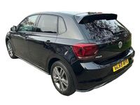 Used VW Polo R-line 115 HP (84 kW) 2019 Black Hatchback