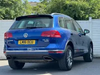 Used VW Touareg SE 258 HP (189 kW) 2016 Blue SUV