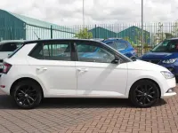 Used Skoda Fabia Colour Edition 58 HP (42 kW) 2020 Candy white black magic pearl effect Hatchback