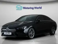 Used Mercedes CLA180 AMG line 136 HP (100 kW) 2021 Black Coupe