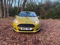 Used Ford Fiesta Zetec 2014 Yellow Hatchback