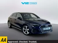 Used Audi A3 Sportback S-Line 150 HP (110 kW) 2023 Blue Hatchback