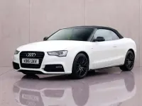 Used Audi A5 Cabriolet S-Line 190 HP (139 kW) 2016 White Cabriolet