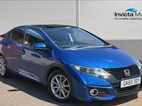 Begagnad Honda Civic SR 120 HK (88 kW) 2015 Blå Halvkombi
