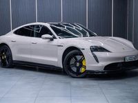 Used Porsche Taycan Performance Package 559 kW (761 HP) 2022 Beige Sedan