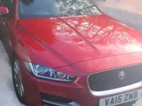 Used Jaguar XE R-Sport 163 HP (119 kW) 2015 Red Sedan