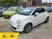 Used Fiat 500C Lounge 69 HP (50 kW) 2012 White Cabriolet
