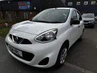 Begagnad Nissan Micra Visia 80 HK (58 kW) 2014 Vit Halvkombi