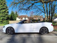 Begagnad Audi A5 Cabriolet S-Line 2015 Vit Cab