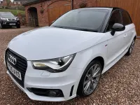 Used Audi A1 S-Line 116 HP (85 kW) 2015 White Hatchback