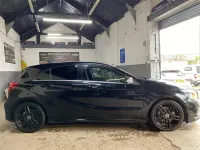Used Mercedes A180 AMG line 109 HP (80 kW) 2017 Black Hatchback