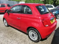 Used Fiat 500 Lounge 69 HP (50 kW) 2015 Red Hatchback