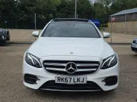Used Mercedes E220 AMG line 2017 White Estate