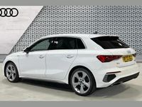 Used Audi A3 S-Line 147 HP (108 kW) 2022 White Sedan