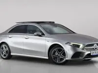 Used Mercedes A250 AMG line 218 HP (160 kW) 2020 Silver Sedan