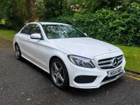 Used Mercedes C200 AMG line 184 HP (135 kW) 2014 White Sedan