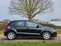 Used VW Polo SE 85 HP (62 kW) 2010 Black Hatchback