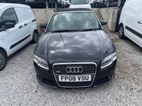 Used Audi A4 Cabriolet S-Line 2008 Black Cabriolet