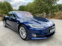 Used Tesla Model S 241 kW (328 HP) 2018 Blue Hatchback