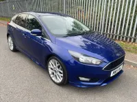 Used Ford Focus Zetec 120 HP (88 kW) 2015 Blue Hatchback