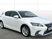 Used Lexus CT200h 136 HP (100 kW) 2018 White Hatchback