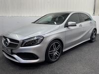 Used Mercedes A180 AMG Line Premium Plus 109 HP (80 kW) 2017 Silver Hatchback
