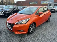 Used Nissan Micra Acenta Limited Edition 90 HP (66 kW) 2019 Orange Hatchback