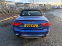 Begagnad Audi A5 Cabriolet Design 272 HK (200 kW) 2016 Blå Cab
