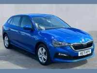 Used Skoda Scala SE 110 HP (80 kW) 2022 Blue Hatchback