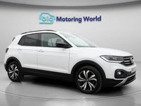 Used VW T-Cross Black Edition 110 HP (80 kW) 2022 White SUV