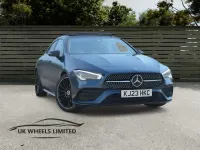 Used Mercedes CLA180 AMG Line Premium Plus 136 HP (100 kW) 2023 Blue Coupe
