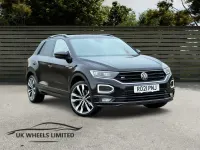 Usado VW T-Roc R-line 150 CV (110 kW) 2021 Negro SUV