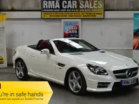 Used Mercedes SLK250 AMG 2014 White Cabriolet
