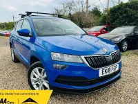 Used Skoda Karoq SE Technology 150 HP (110 kW) 2018 Blue SUV