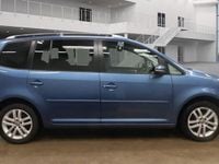 Used VW Touran SE 105 HP (77 kW) 2015 Caribbean blue MPV
