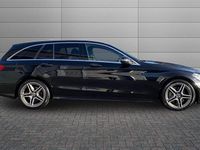 Used Mercedes C220 AMG line 194 HP (142 kW) 2019 Obsidian black Estate