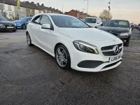 Used Mercedes A220 AMG line 2016 White Hatchback