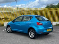 Used Seat Ibiza SE Technology 90 HP (66 kW) 2016 Blue Hatchback