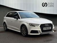 Used Audi A3 Sportback Black Edition 116 HP (85 kW) 2018 White Hatchback