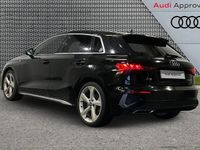 Used Audi A3 S-Line 147 HP (108 kW) 2022 Black Hatchback