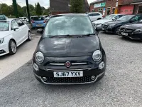 Used Fiat 500 Lounge 69 HP (50 kW) 2017 Black Hatchback