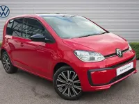 Used VW up! Black Edition 65 HP (47 kW) 2022 Red Hatchback