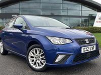 Used Seat Ibiza SE Technology 94 HP (69 kW) 2021 Blue Hatchback