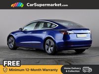 Used Tesla Model 3 Standard Range 239 kW (325 HP) 2019 Blue Sedan
