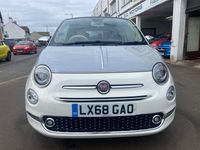 Used Fiat 500 Collezione 69 HP (50 kW) 2018 White Cabriolet