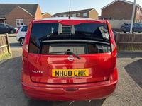 Used Nissan Note Acenta 110 HP (80 kW) 2008 Red Hatchback
